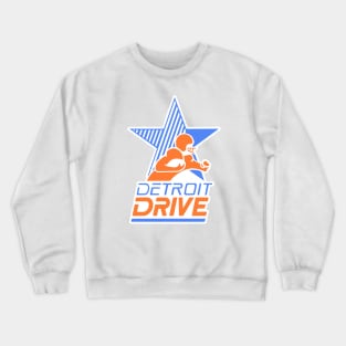 Defunct Detroit Drive Football Crewneck Sweatshirt